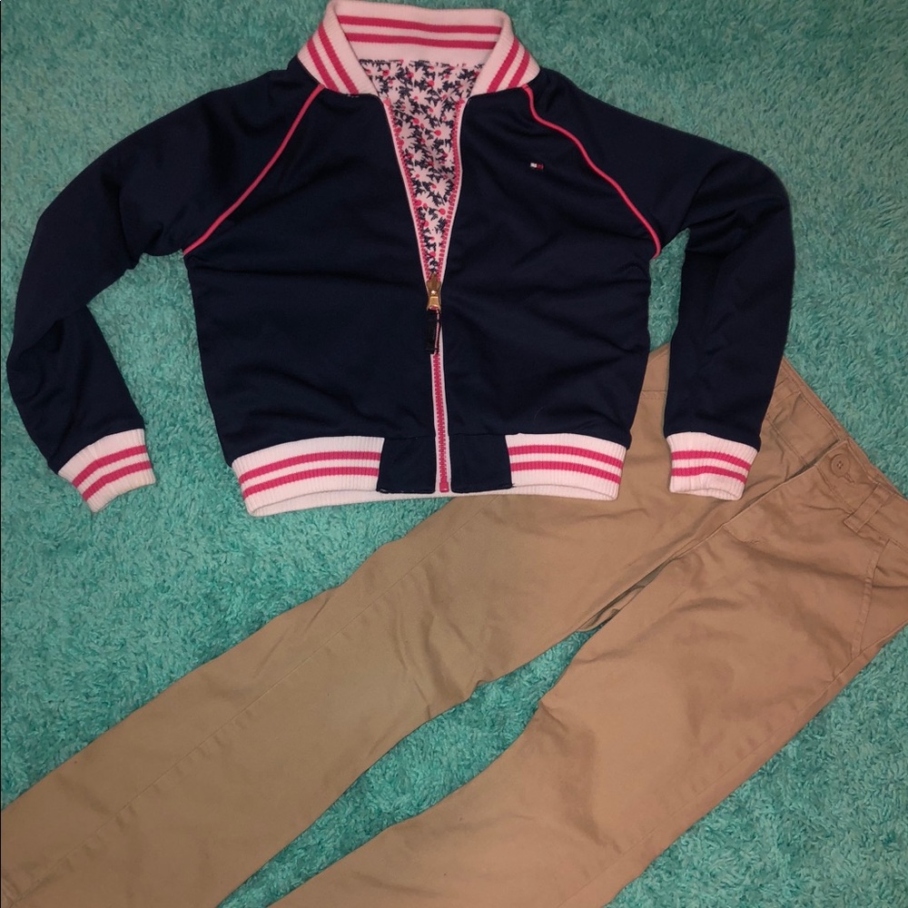 Tommy Hilfiger double sided zip up jacket